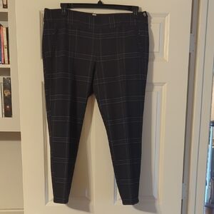 Charcoal Plaid Pants